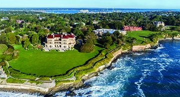 Image of the Breakers mansion in Newport, RI