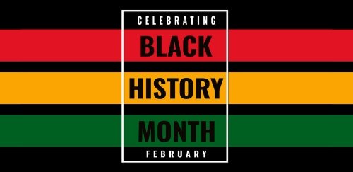 Black History Month promotional flyer